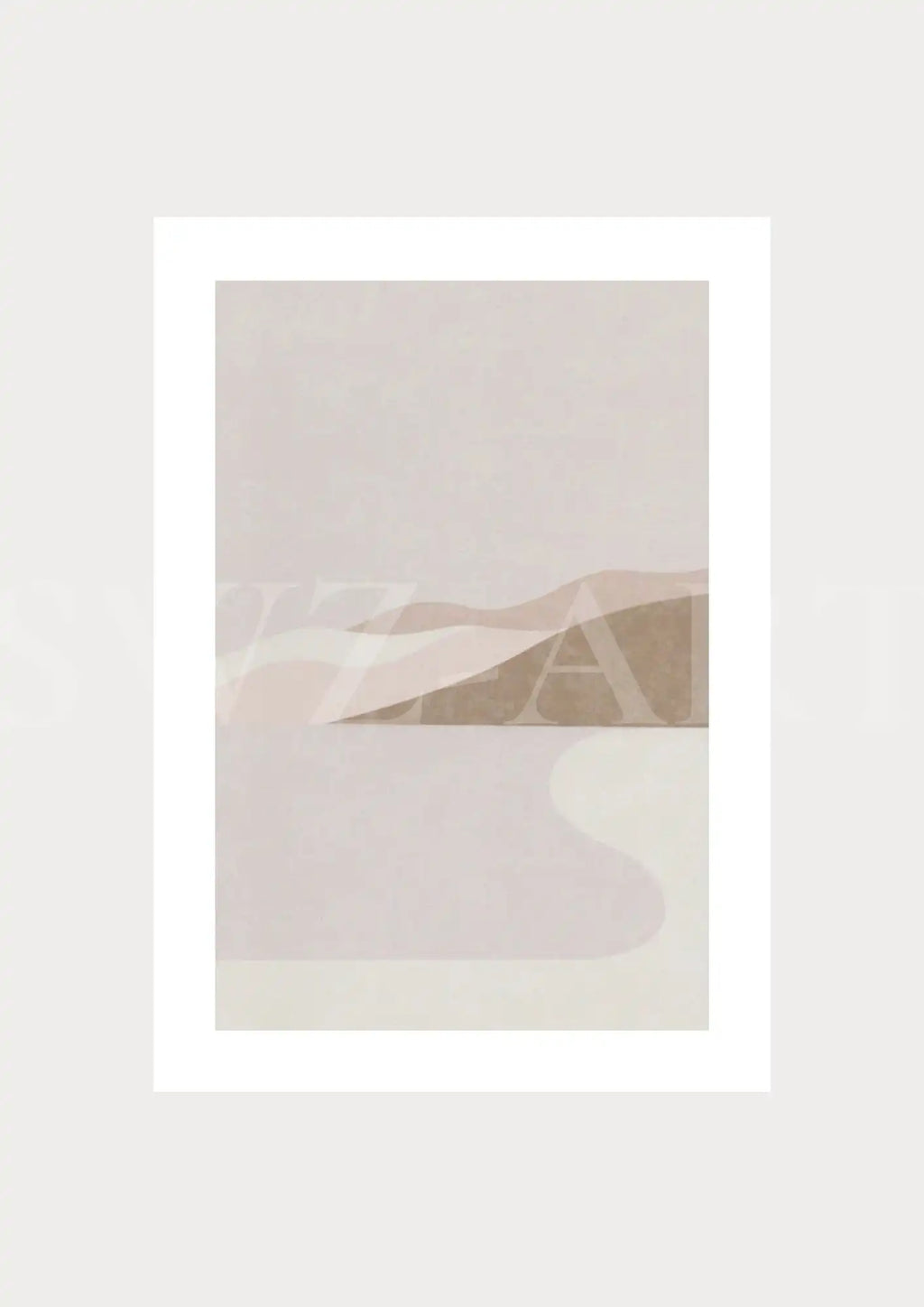 Poster Landschaft - Abstrakt Meer