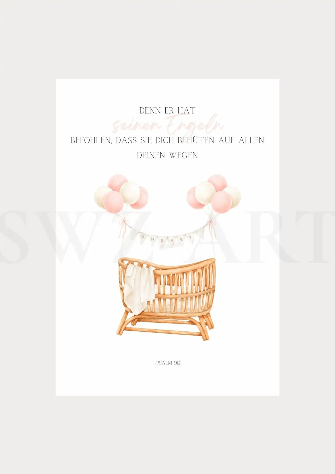 Christliche Poster - Kinderbett