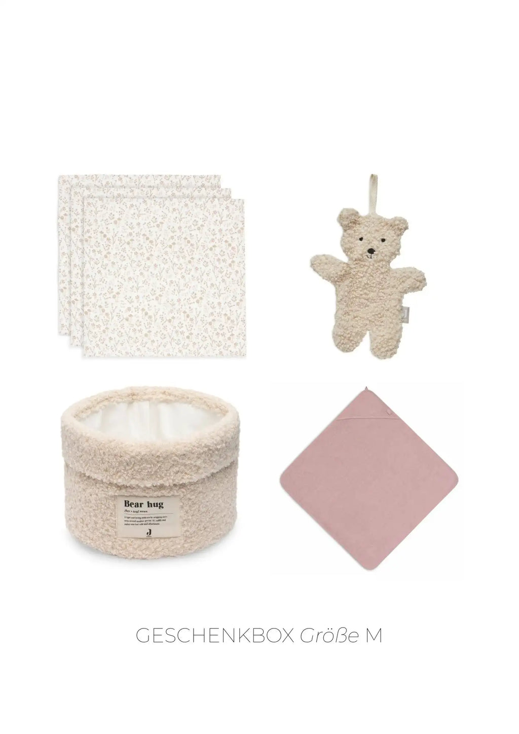 Geschenkbox - Baby Erstausstattungs Set - Blumen