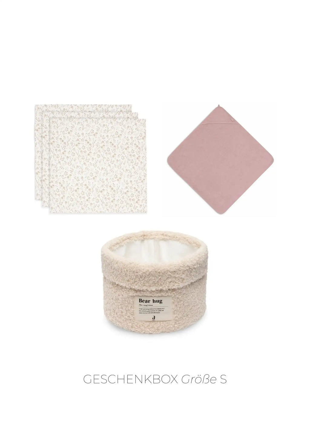 Geschenkbox - Baby Erstausstattungs Set - Blumen