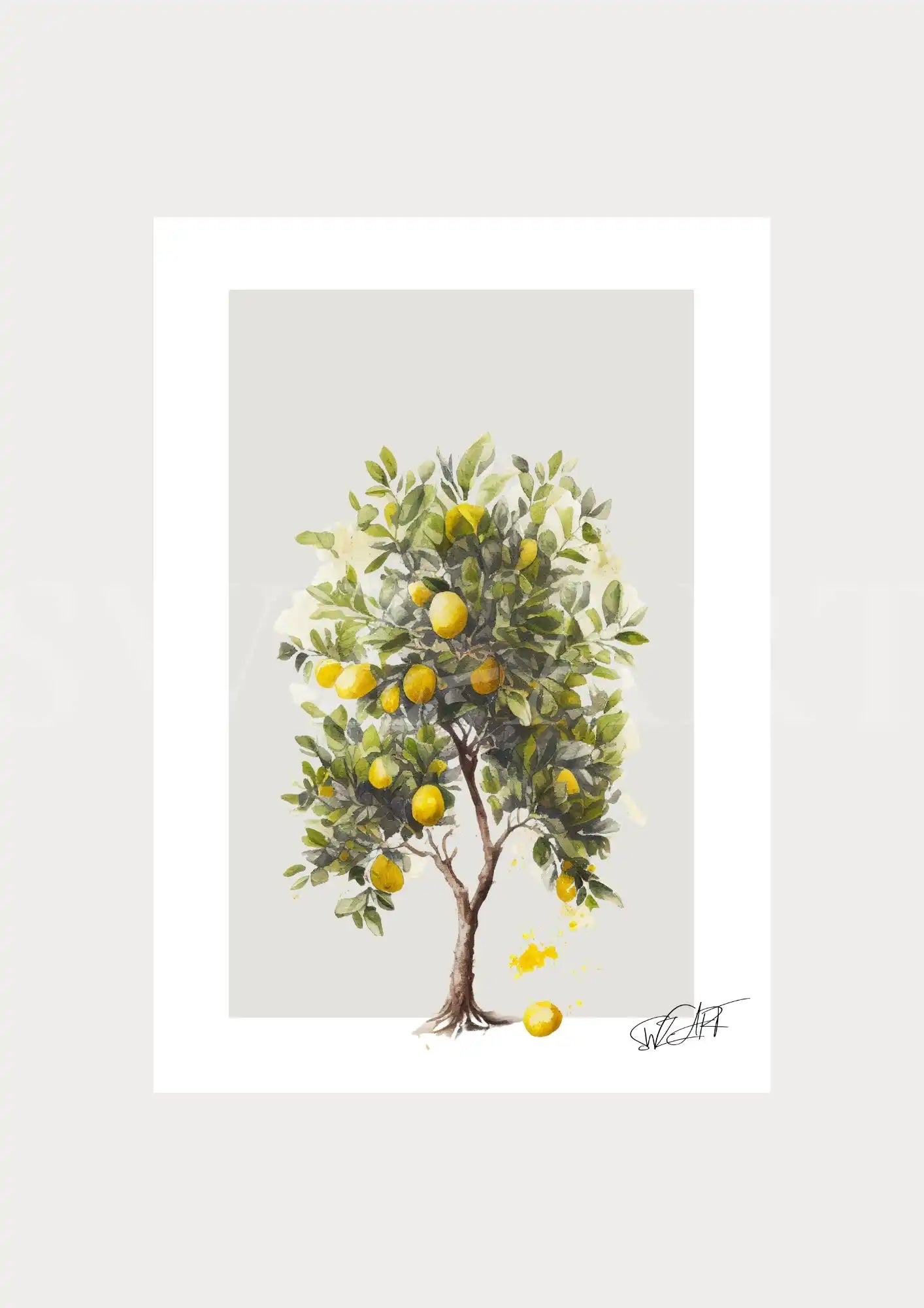 Poster - Der Zitronenbaum